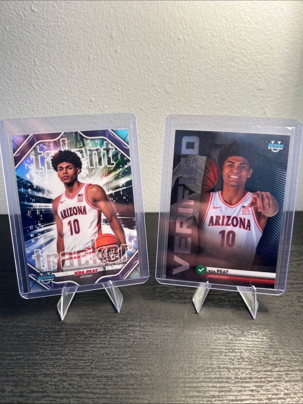 Arizona Basketball Koa Peat Topps Bowman Chrome U inserts lot